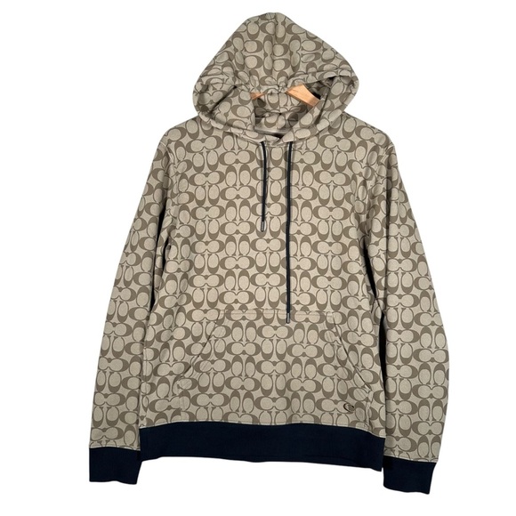 COACH Allover Signature Monogram Hoodie - Picture 3 of 11